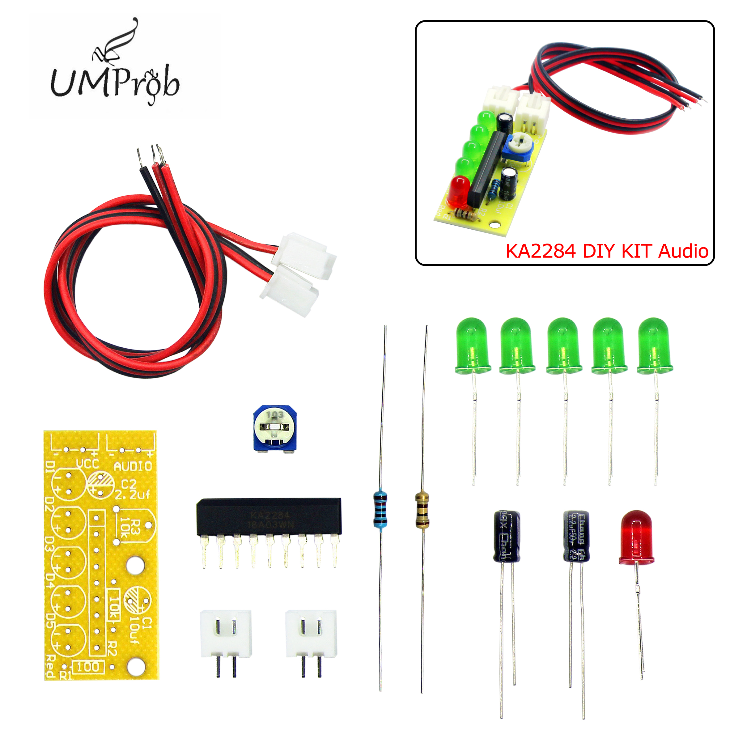 Diy Audio Electronics Kit - 3.5-12V KA2284 DIY KIT Audio Level