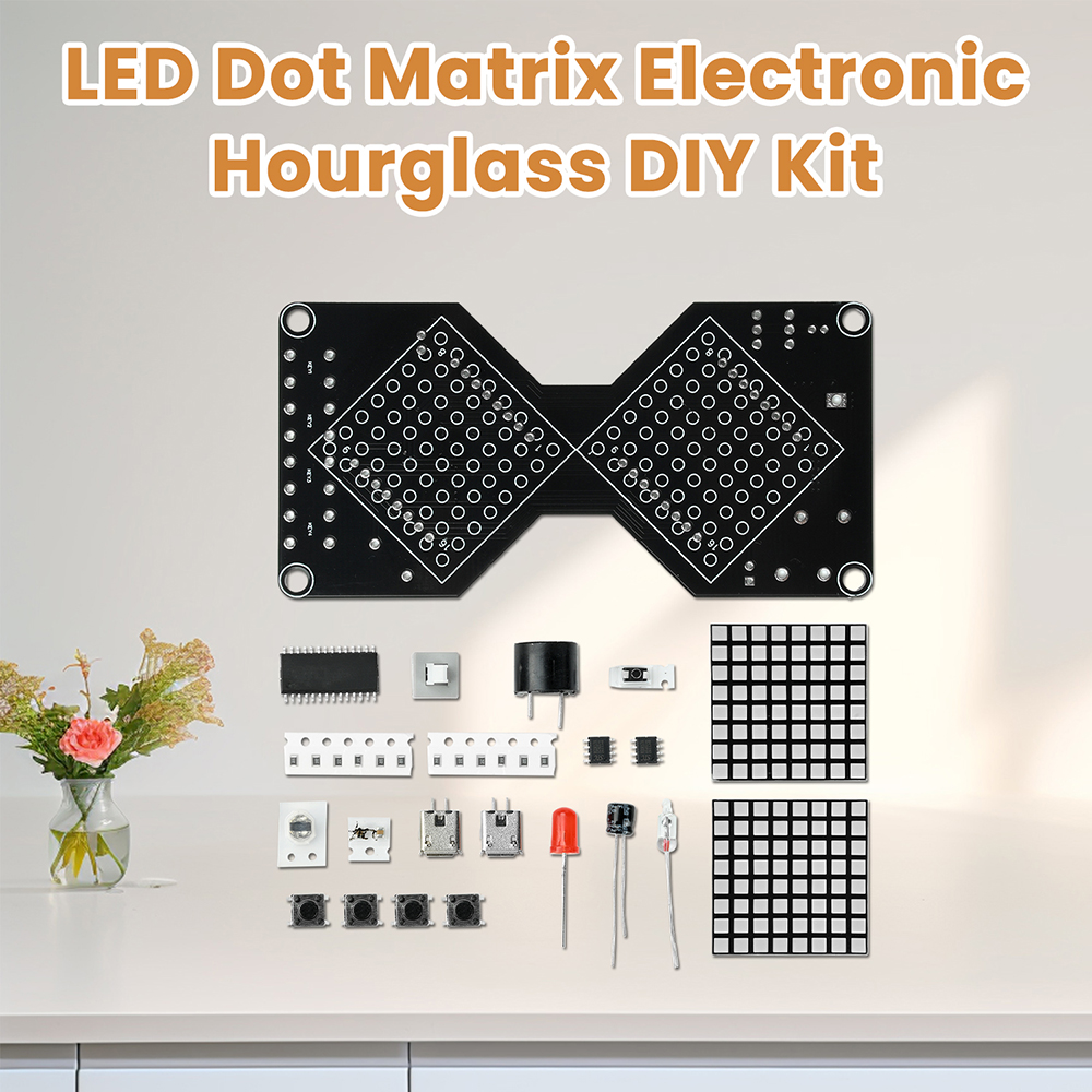 Diy Electronics Game - DC5V LED Dot Matrix Electronic Hourglass