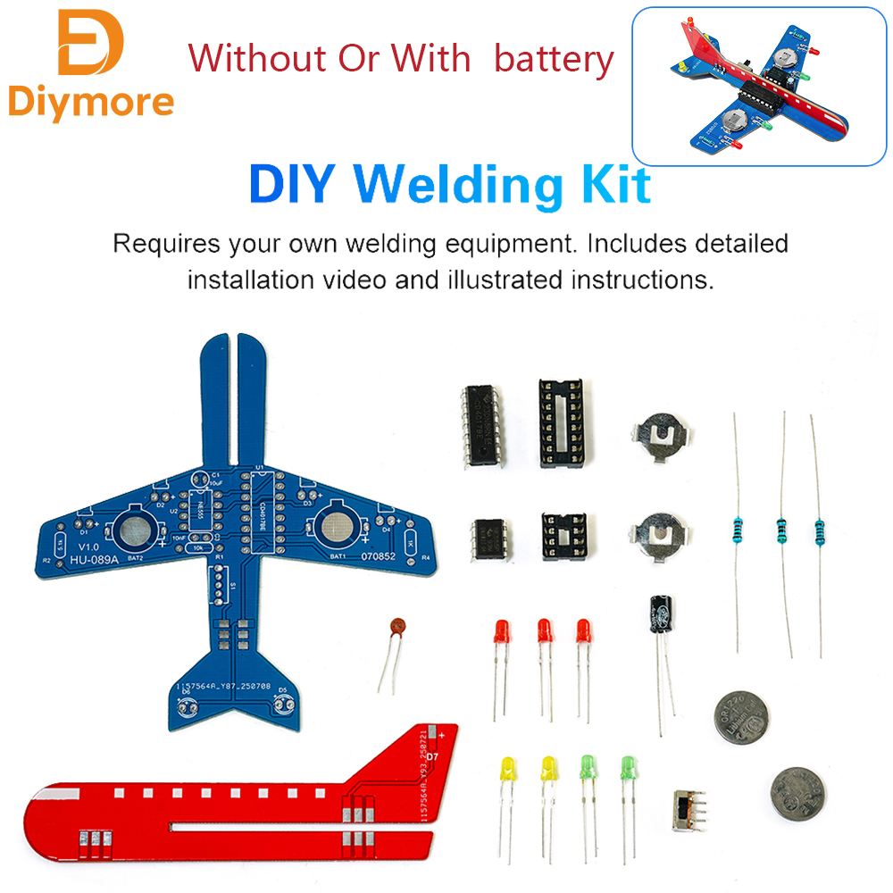 Hobby Diy Electronics Kit - DIY Electronic Kit Small Airplane CD4017