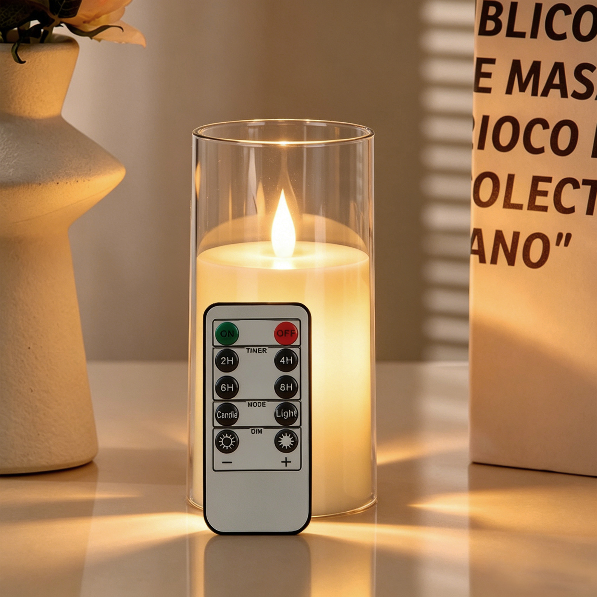 Diy Halloween Electronics - 3-Piece LED Flame-Free Candle Set with