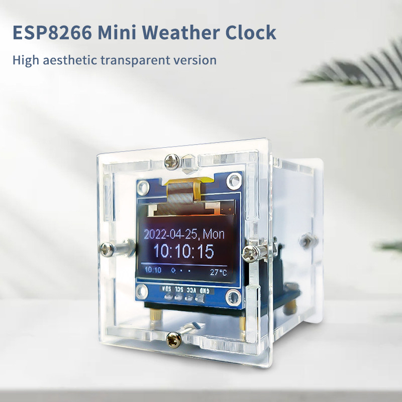 ESP8266 Mini Weather Clock Kit - Diy Electronics Parts avaliação e preço