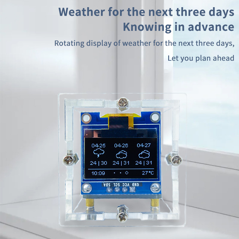 ESP8266 Mini Weather Clock Kit - Diy Electronics Parts avaliação e preço