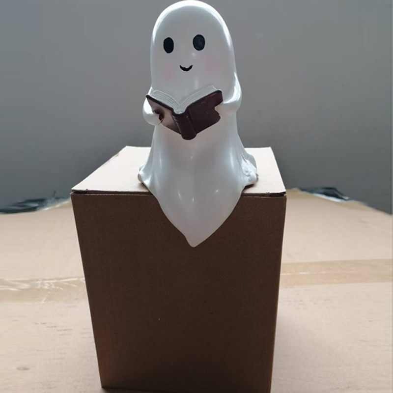 New Cute Ghost Reading Book La - Diy Halloween Electronics avaliação e preço