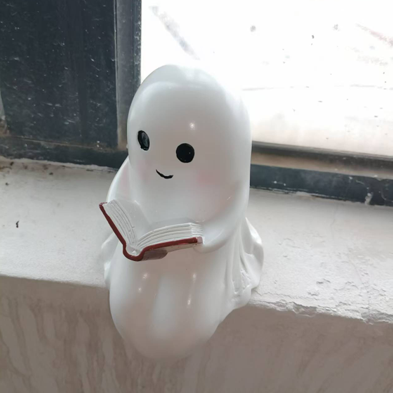 New Cute Ghost Reading Book La - Diy Halloween Electronics avaliação e preço