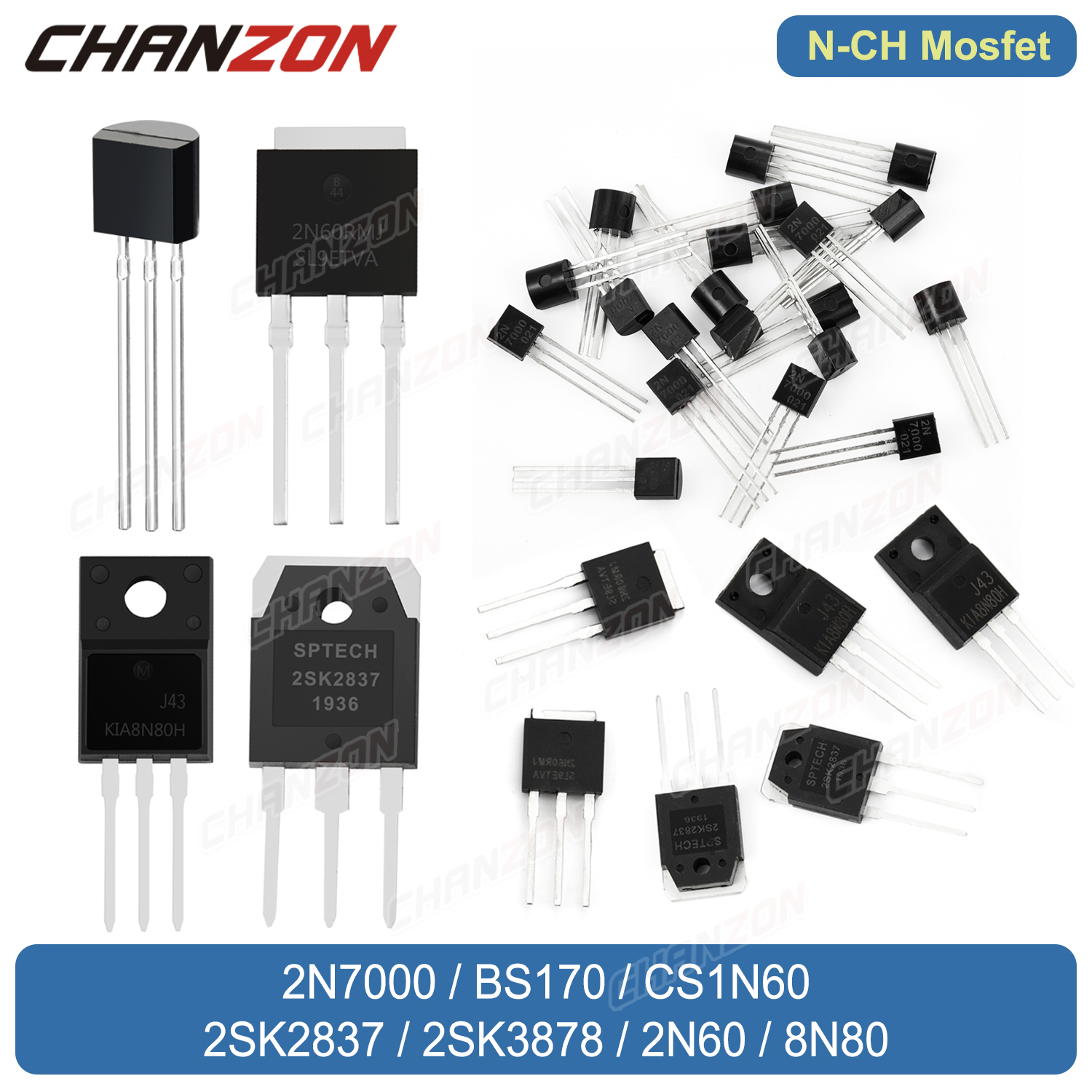 Original 2N7000 BS170 2SK2837  - Diy Electronics Youtube avaliação e preço