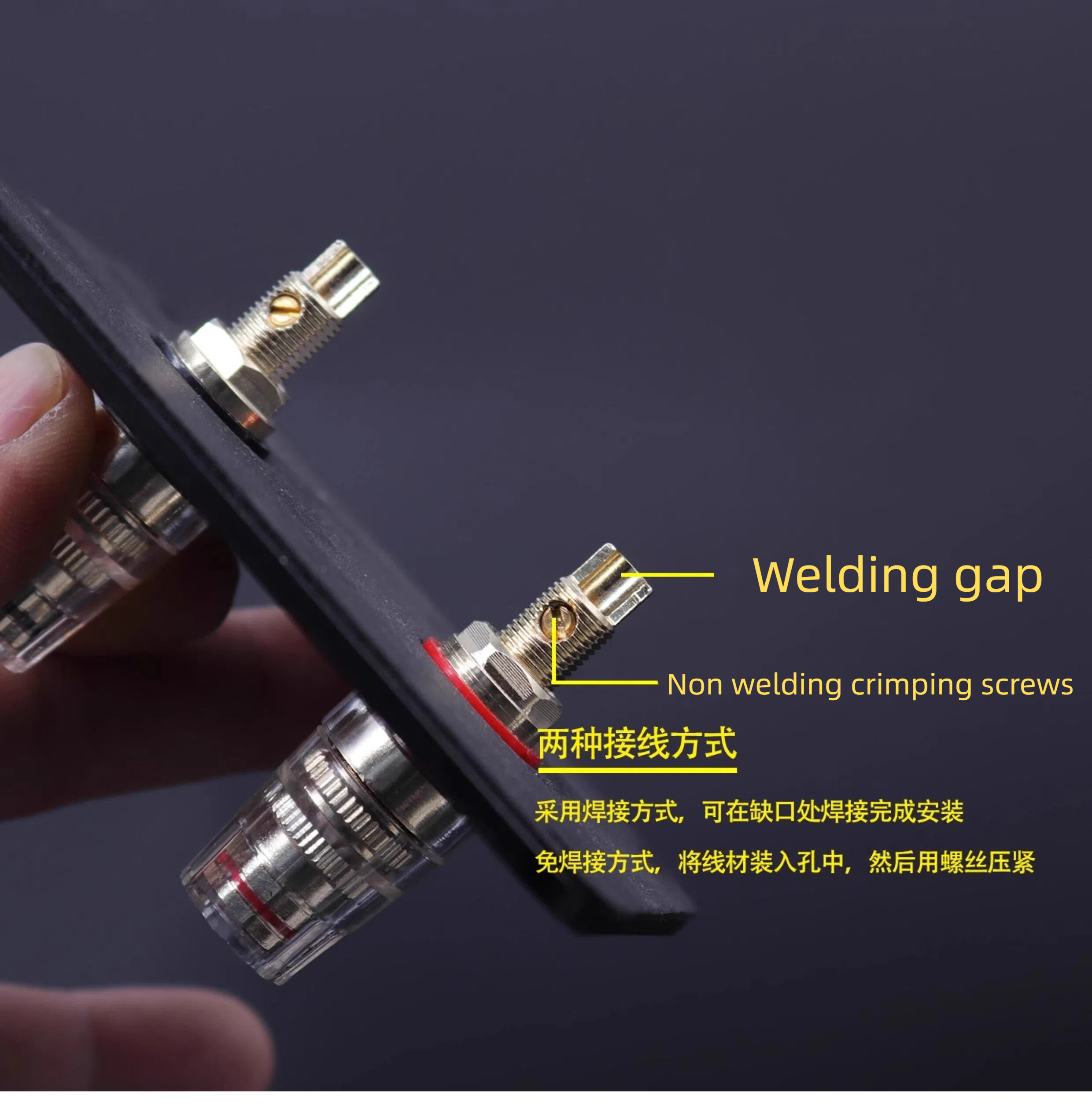 1PC GHXAMP 92x80mm Metal Speak - Diy Electronics Hobby avaliação e preço