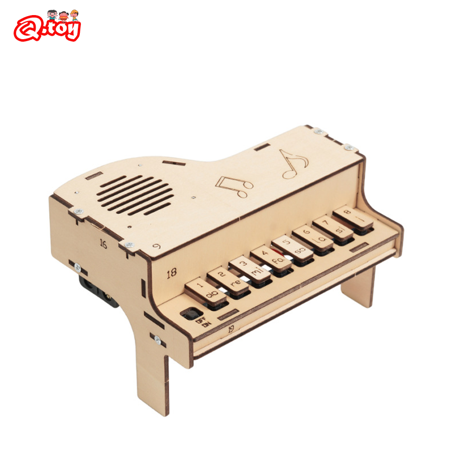 DIY Wooden Electronic Piano Mo - Diy Electronics Parts avaliação e preço