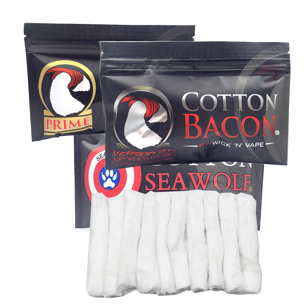 2Pack Cotton Bacon Prime Silve - Diy Vape Electronics avaliação e preço