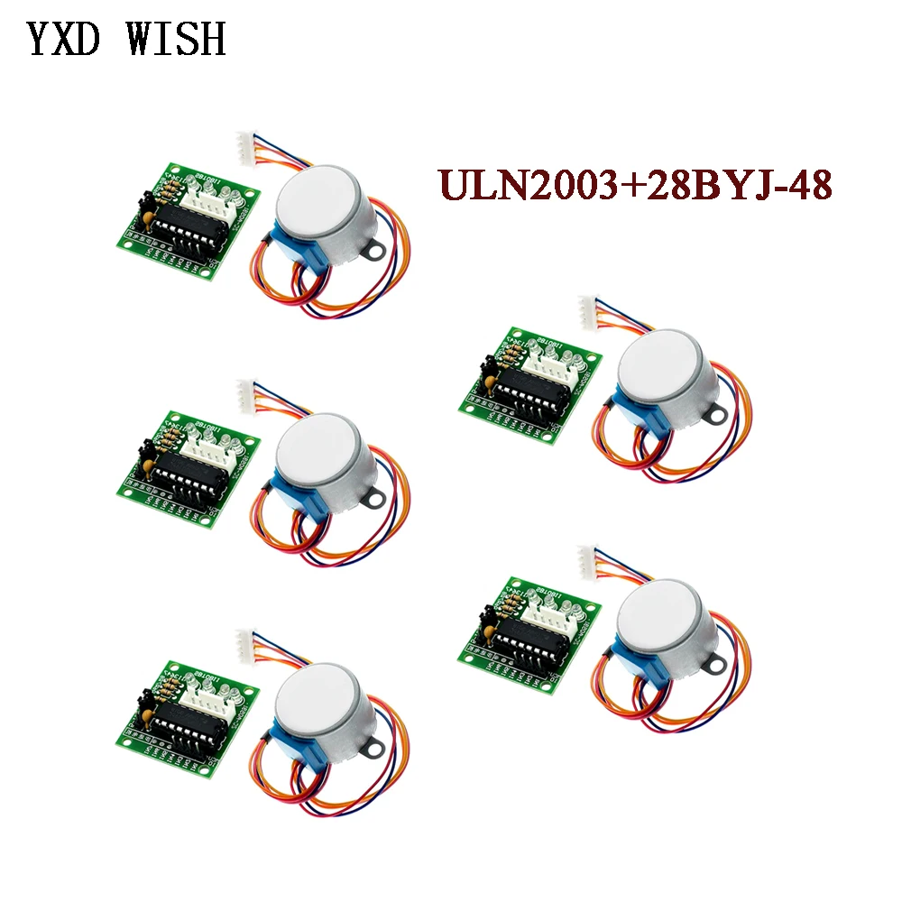 5pcs ULN2003 28BYJ-48 5V 12V R - Stepper Motor 28Byj avaliação e preço