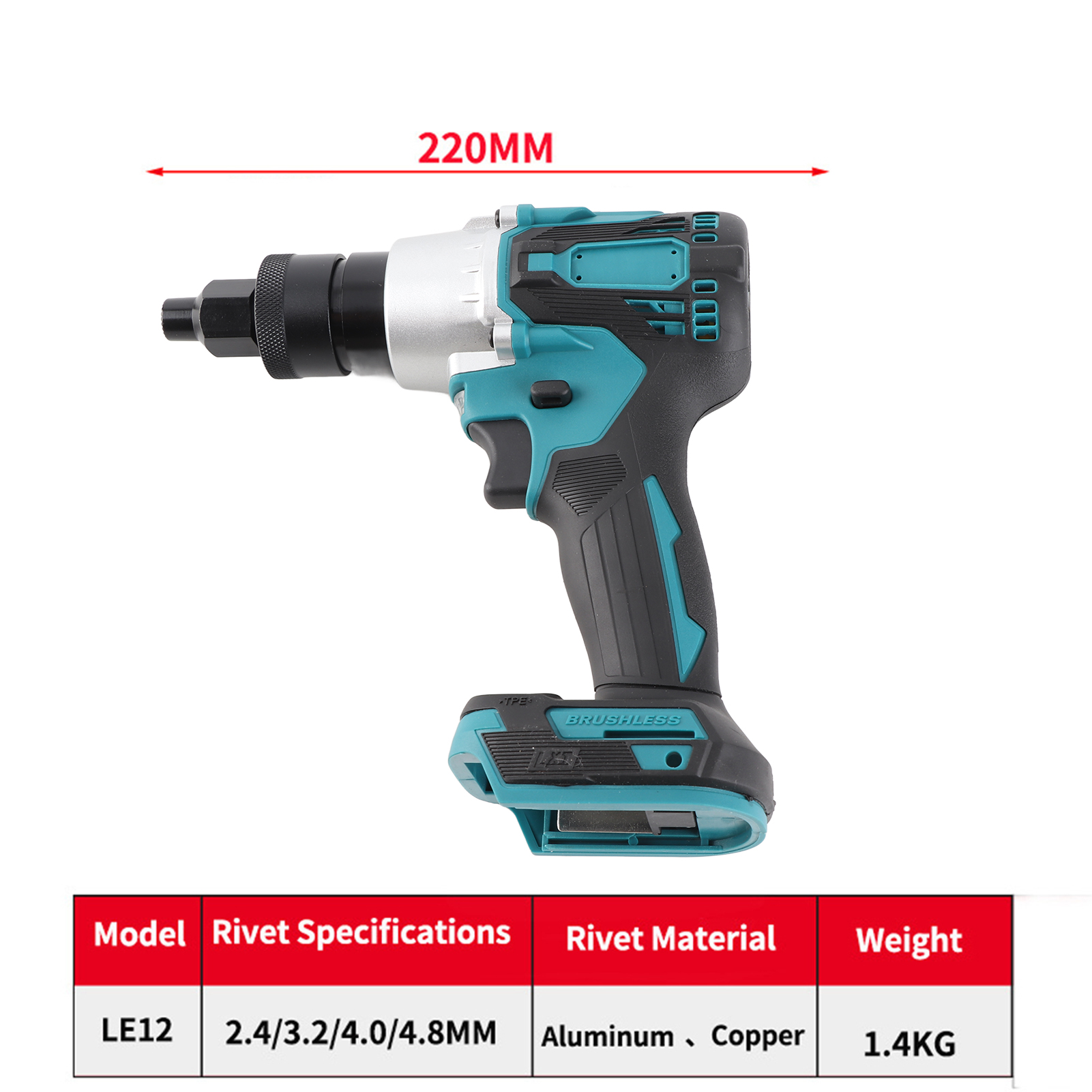 Electric Riveting Gun Brushles - Diy Electronics Starter Kit avaliação e preço