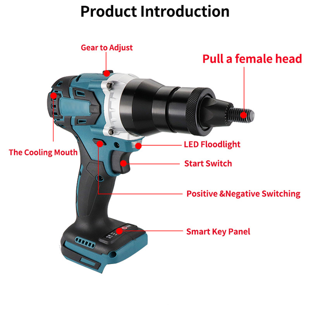 Electric Riveting Gun Brushles - Diy Electronics Starter Kit avaliação e preço