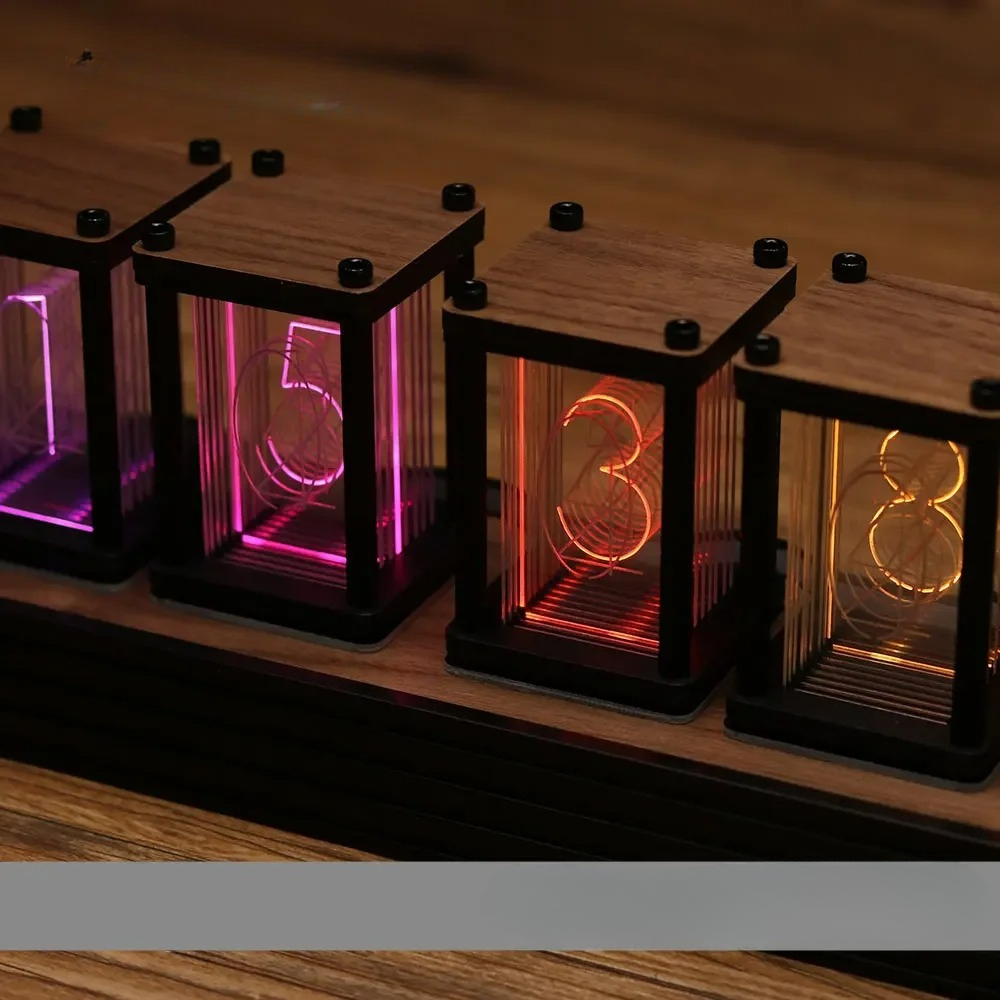 RGB Nixie Tube Clock DIY Table - Diy Electronics Ideas avaliação e preço