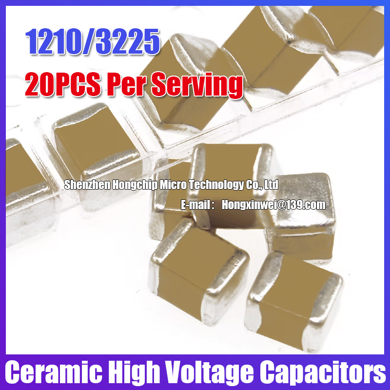 20PCS 1210 10% X7R SMD Ceramic - Capacitor Kit Assortment avaliação e preço
