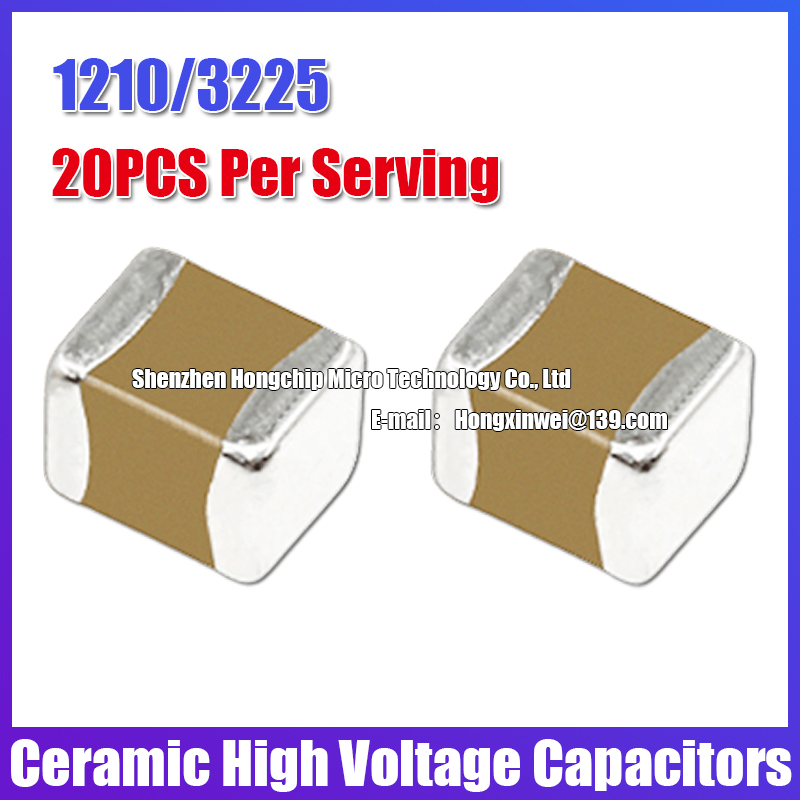20PCS 1210 10% X7R SMD Ceramic - Capacitor Kit Assortment avaliação e preço