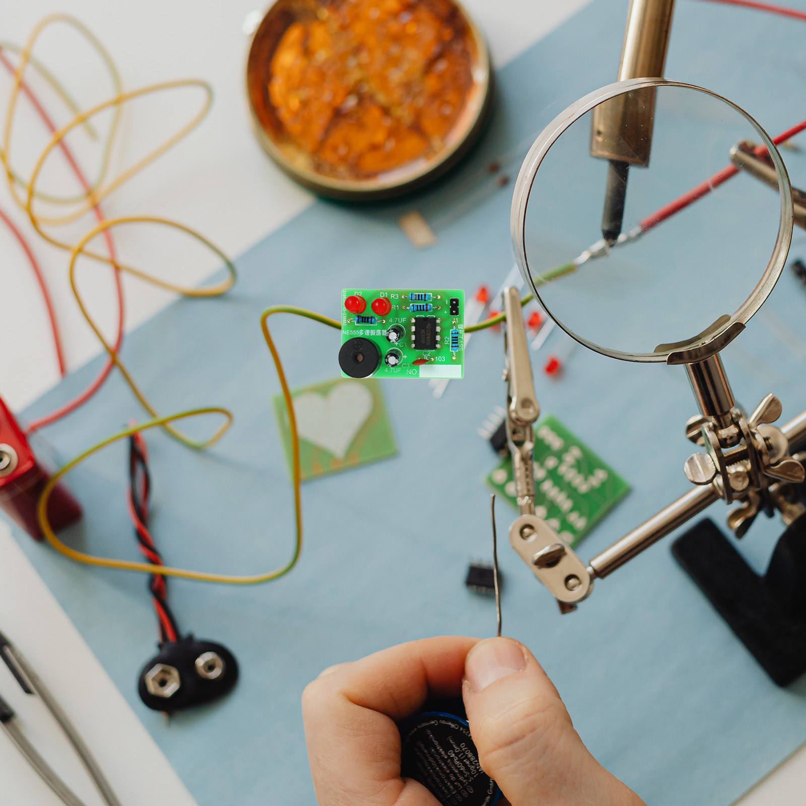 5Set Soldering Training Kit We - Diy Electronics Circuits avaliação e preço