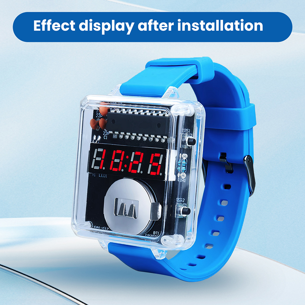 DIY Electronic Watch Kit LED D - Diy Electronics Youtube avaliação e preço