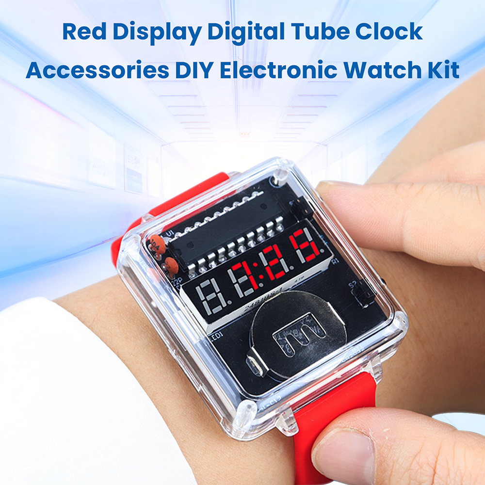 DIY Electronic Watch Kit LED D - Diy Electronics Youtube avaliação e preço