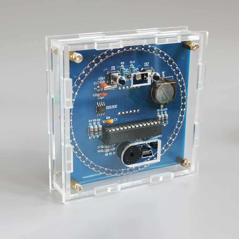 Rotating LED DIY Electronic Cl - Diy Electronics Game avaliação e preço