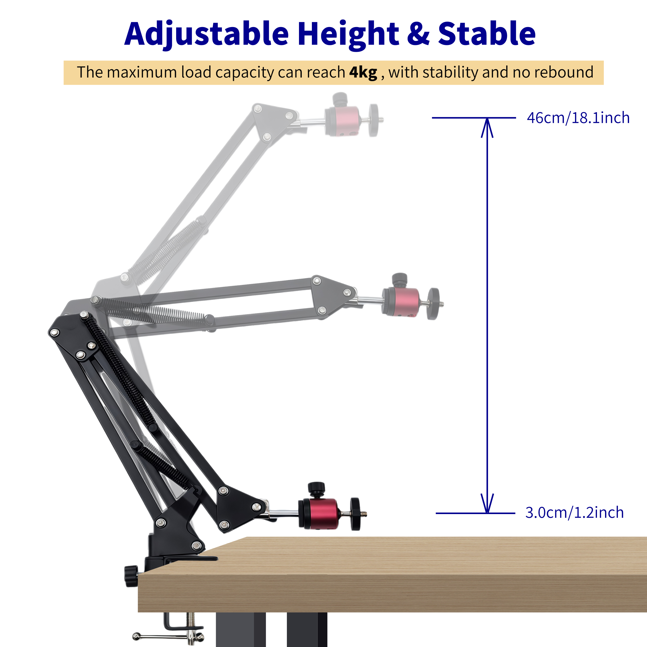 Adjustable Microscope Stand 4k - Diy Electronics Microscope avaliação e preço