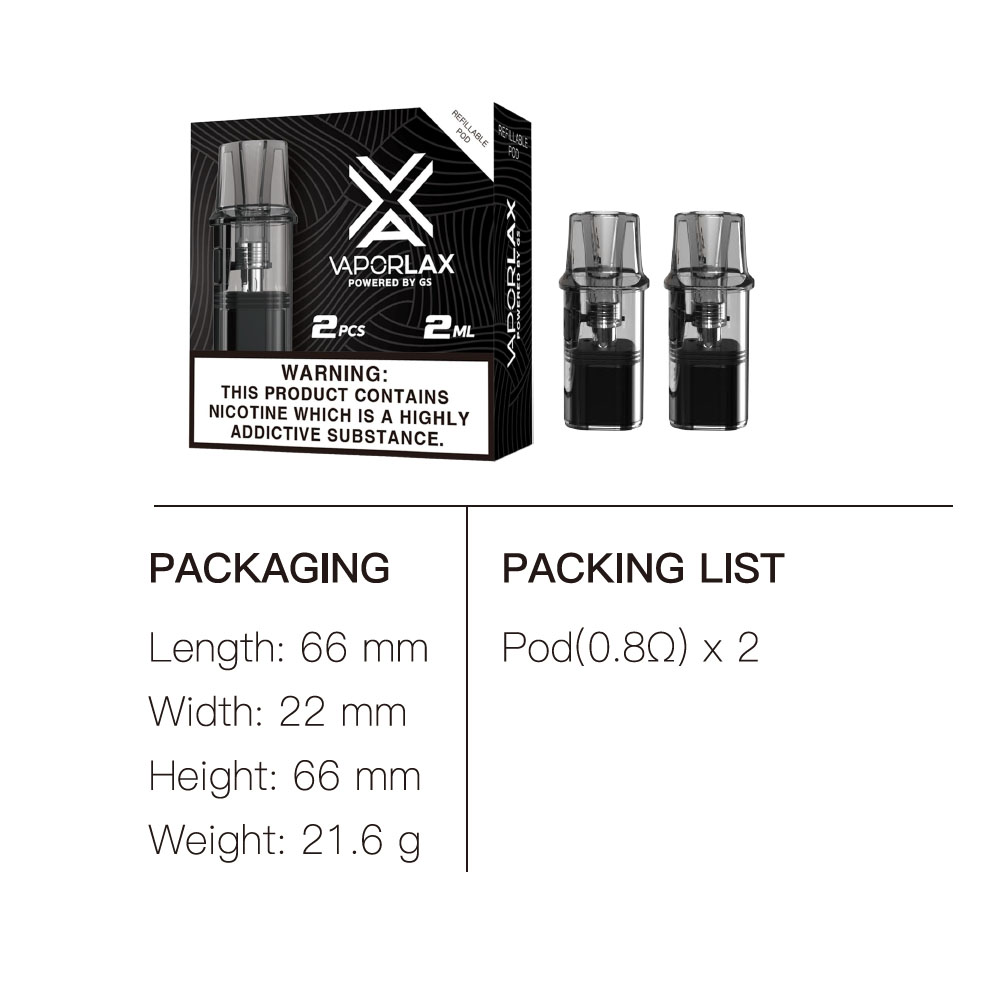 VaporLax Nano Cartridge 2ml wi - Diy Vape Electronics avaliação e preço