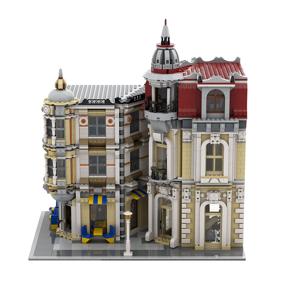 Gobricks MOC Street View Corne - Diy Electronics Store avaliação e preço