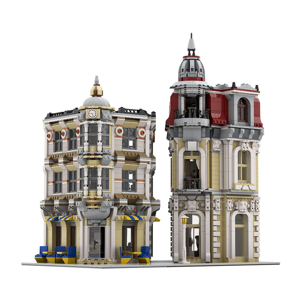 Gobricks MOC Street View Corne - Diy Electronics Store avaliação e preço