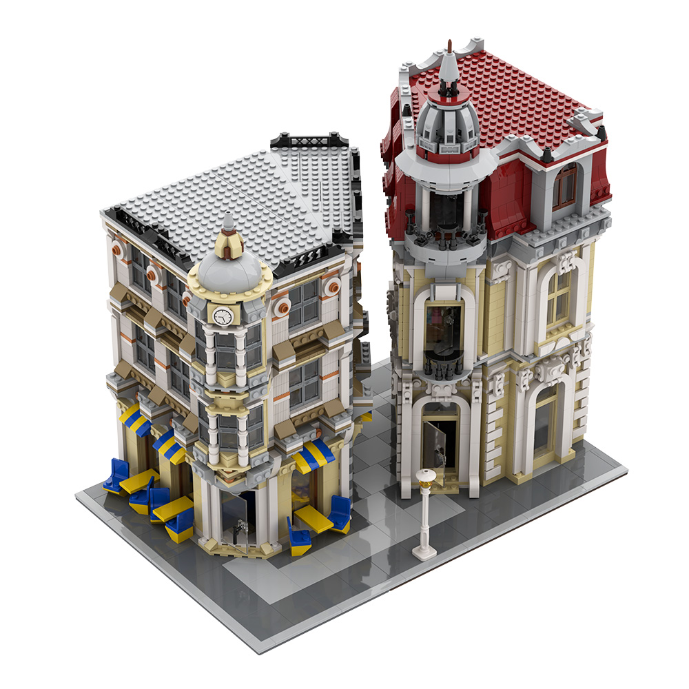 Gobricks MOC Street View Corne - Diy Electronics Store avaliação e preço