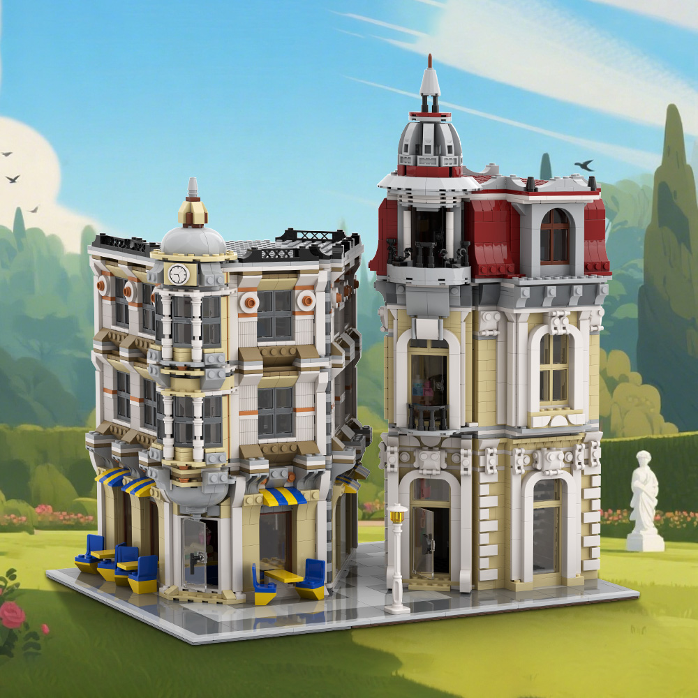 Gobricks MOC Street View Corne - Diy Electronics Store avaliação e preço
