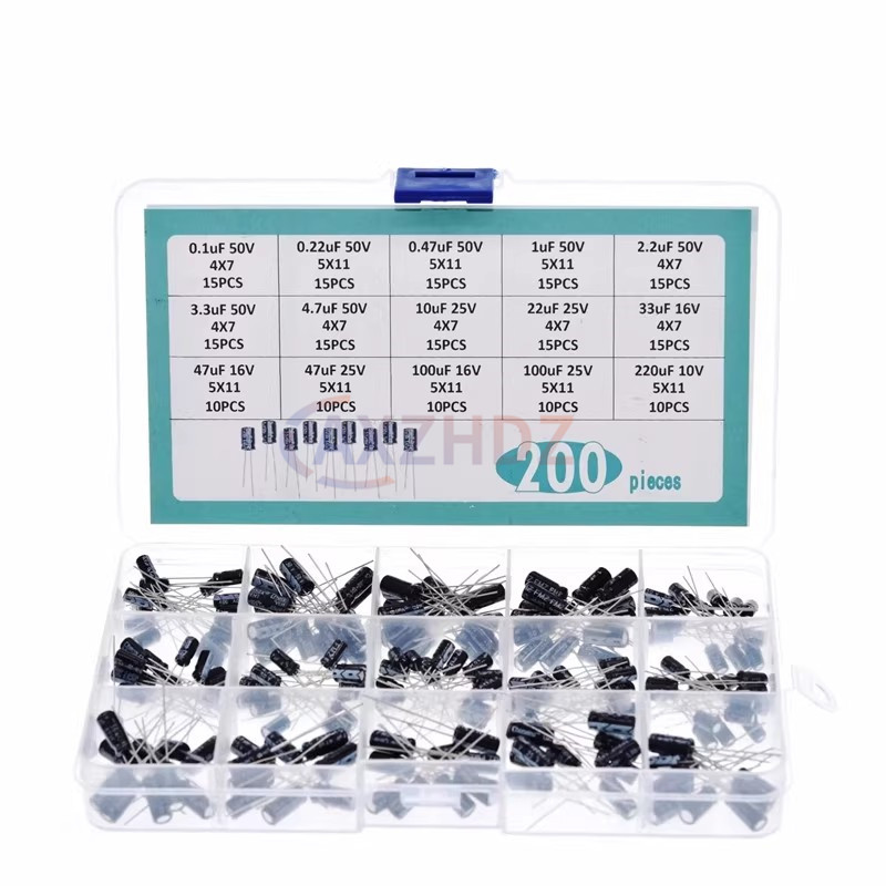 120/200/500Pcs Aluminum Electr - Capacitor Kit Assortment avaliação e preço