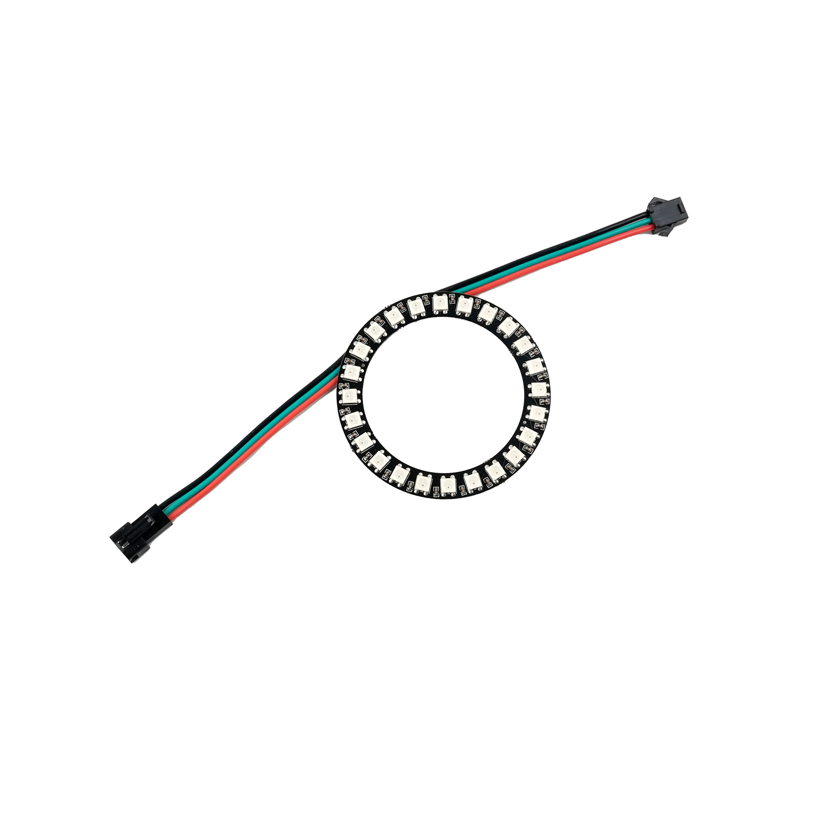 Smart WS2812B 24LED Ring Light - Diy Electronics Address avaliação e preço
