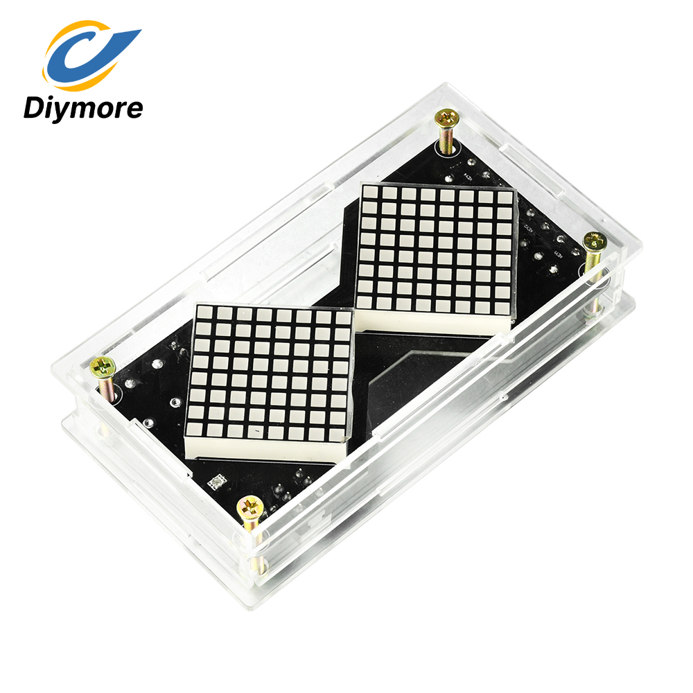 Electronic LED Dot Matrix Hour - Diy Electronics Game avaliação e preço