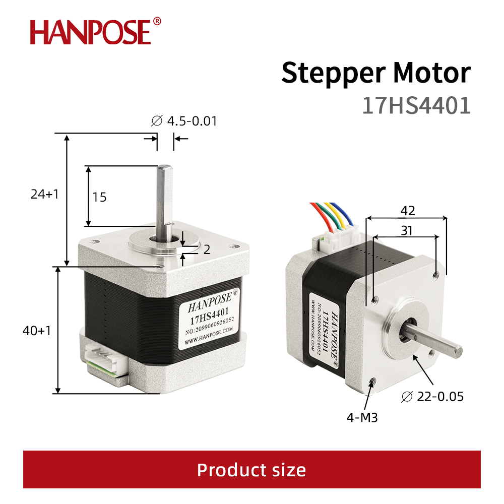HANPOSE Nema17 stepper motor,  - Stepper Motor 28Byj avaliação e preço