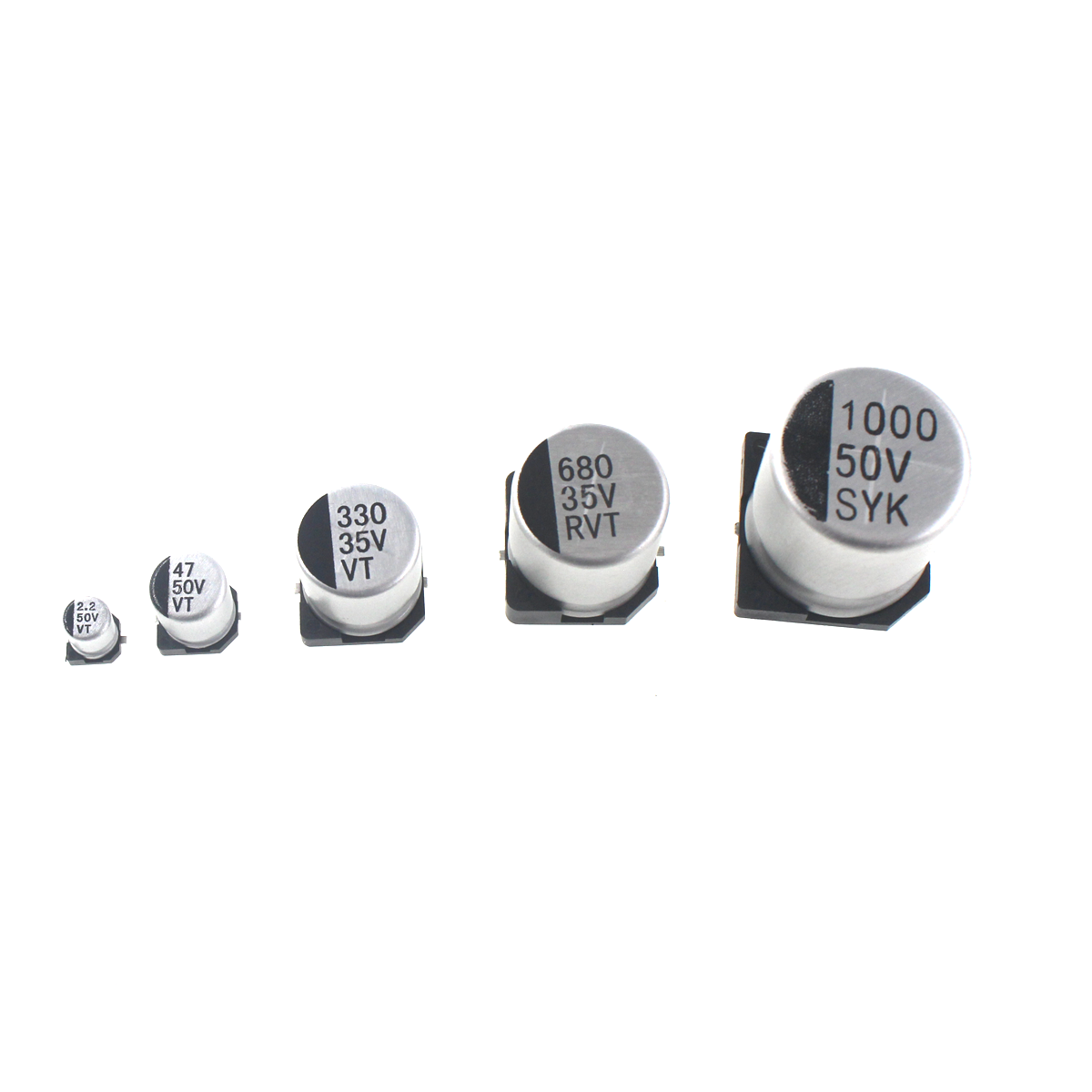 100/50/20pcs SMD 6.3V 10V 16V  - Capacitor Kit Assortment avaliação e preço