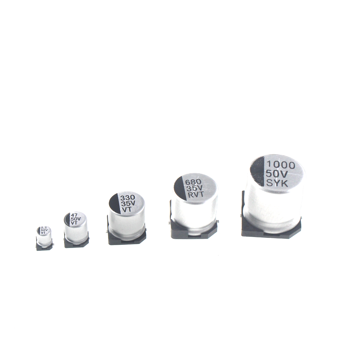100/50/20pcs SMD 6.3V 10V 16V  - Capacitor Kit Assortment avaliação e preço