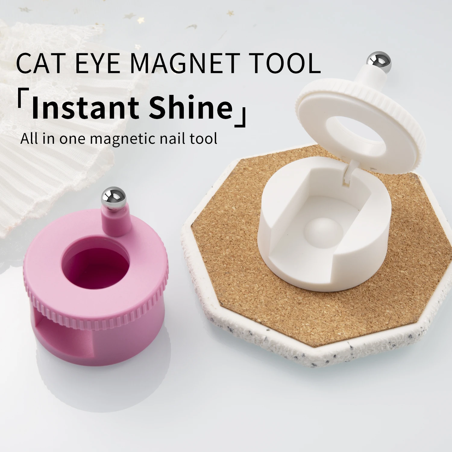 Glass Bead Cat Eye Nail Art St - Diy Electronics Starter Kit avaliação e preço