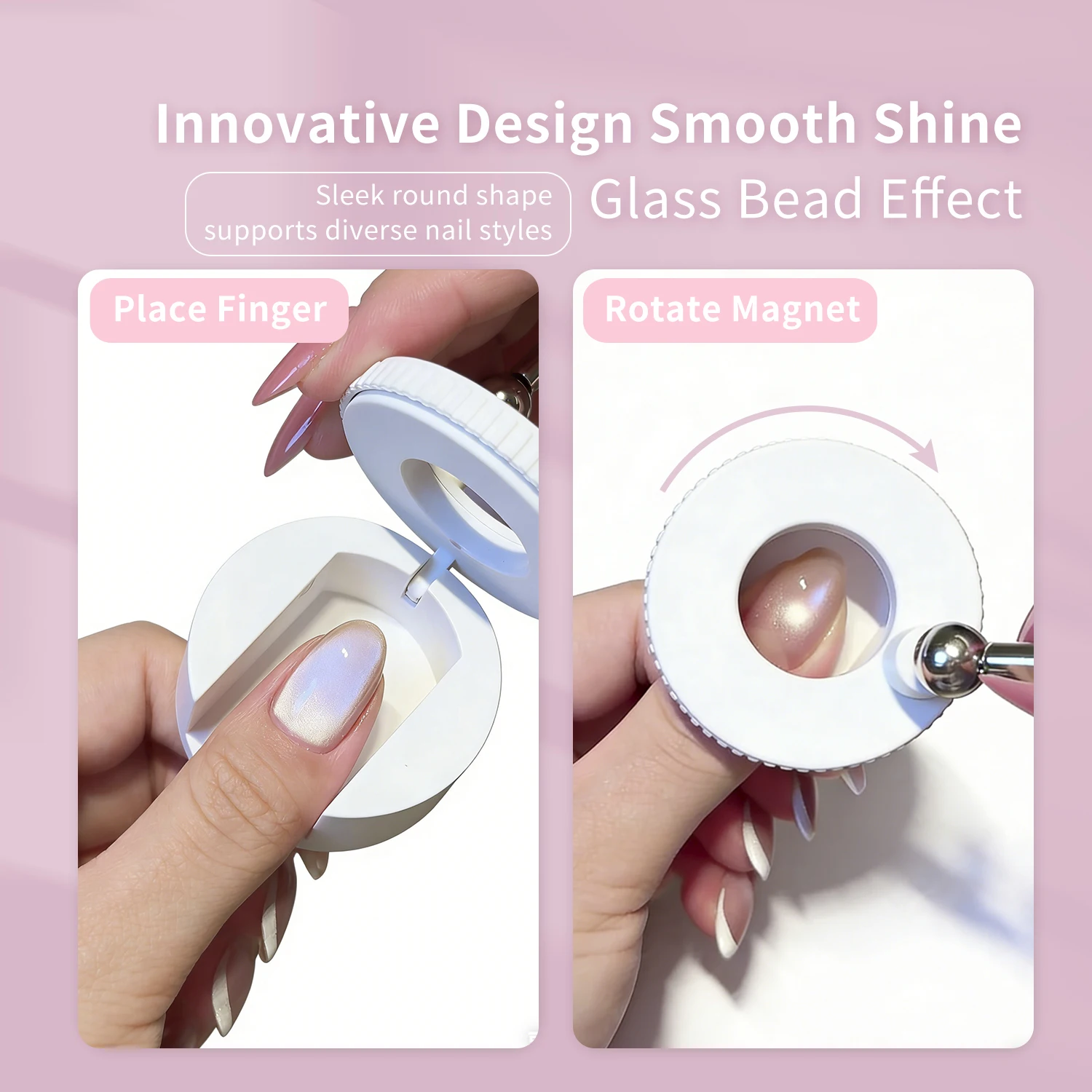 Glass Bead Cat Eye Nail Art St - Diy Electronics Starter Kit avaliação e preço