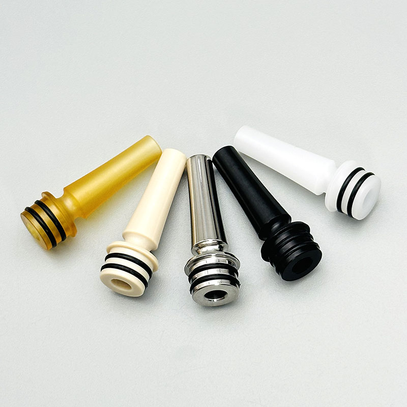 DIY 510 long drip tip PEI POM  - Diy Vape Electronics avaliação e preço