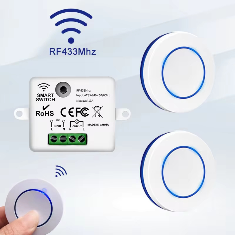 RF 433MHz Wireless Remote Cont - Diy Electronics Button avaliação e preço