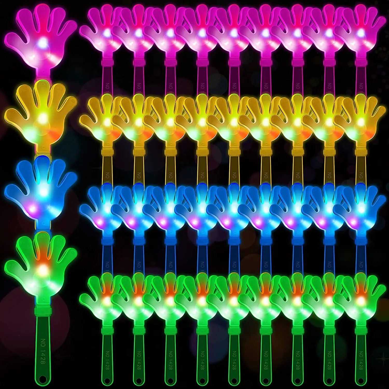 12pcs Hand Clappers Light up L - Diy Halloween Electronics avaliação e preço