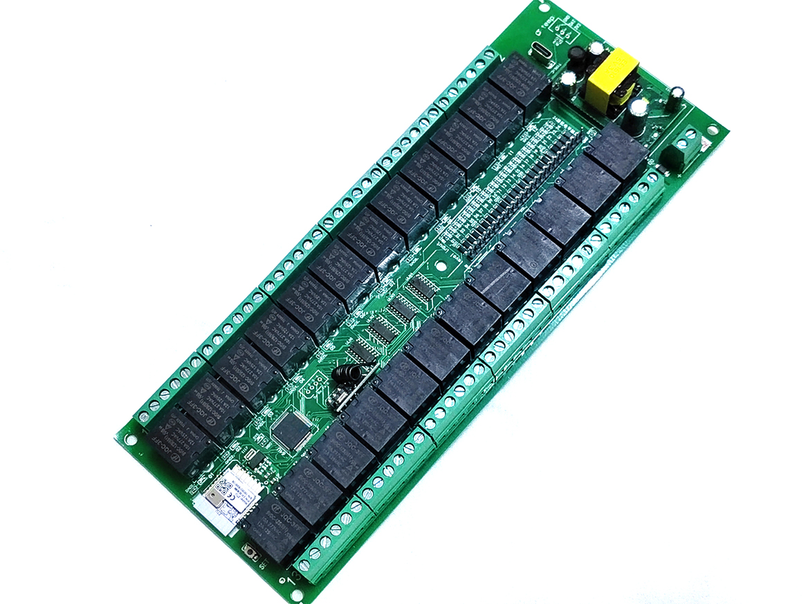 Relay Switch Module 24 Channel - Diy Electronics Button avaliação e preço