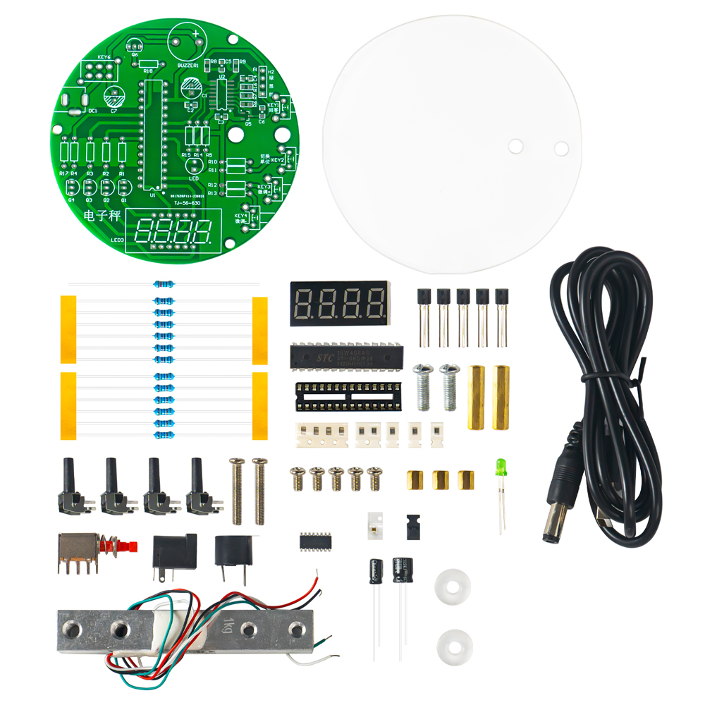 Electronic Scale DIY Kit 1KG W - Diy Electronics Youtube avaliação e preço