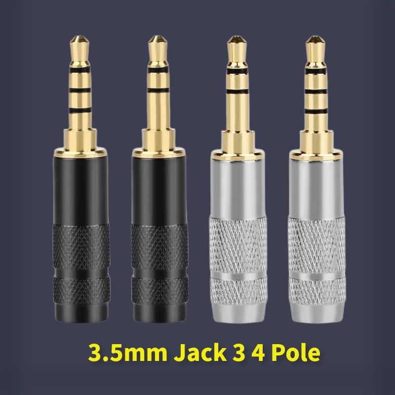 DIY 3.5mm Jacks Audio Plug 3 4 - Diy Electronics Hobby avaliação e preço