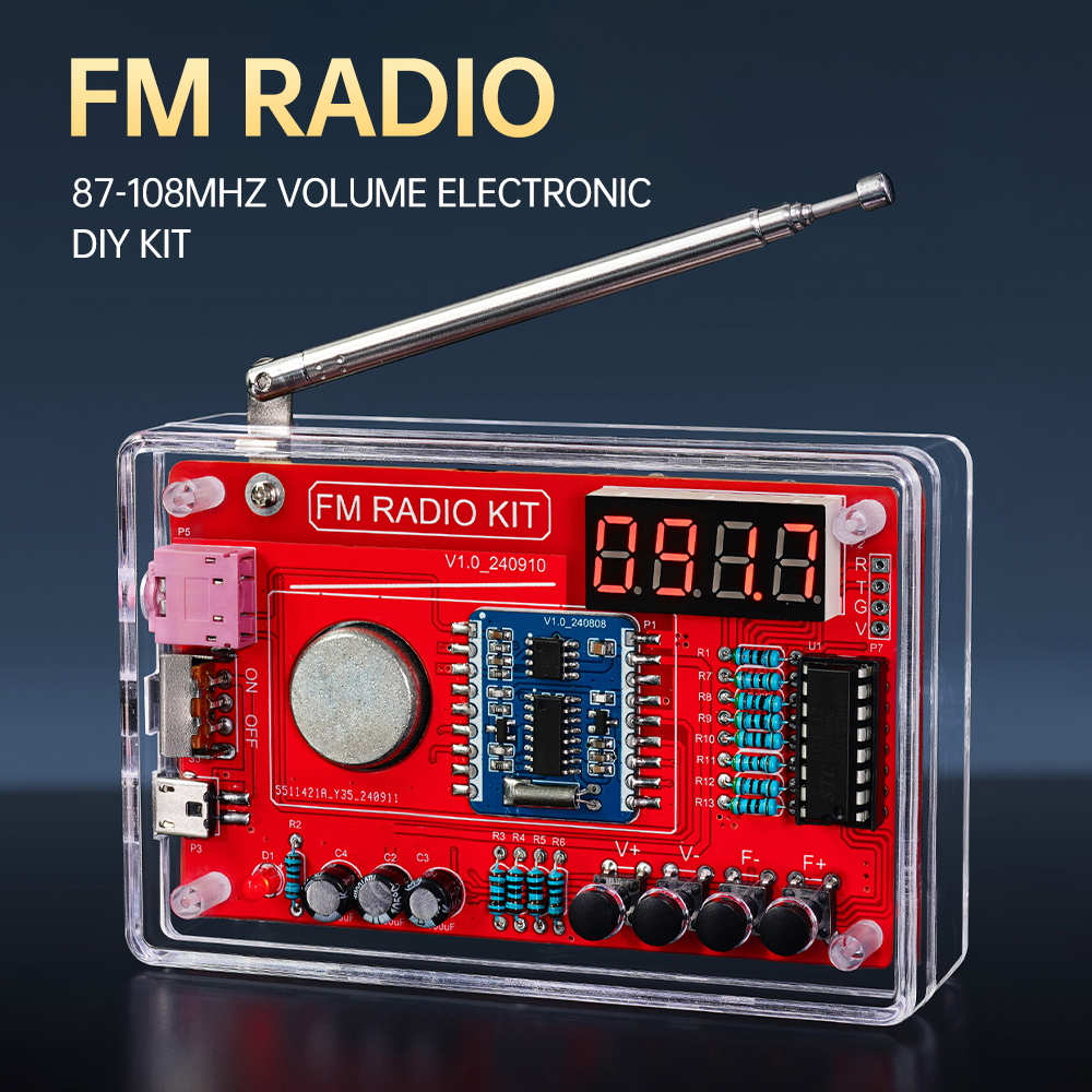  RDA5807 DIY FM Radio Electro - Hobby Diy Electronics Kit avaliação e preço