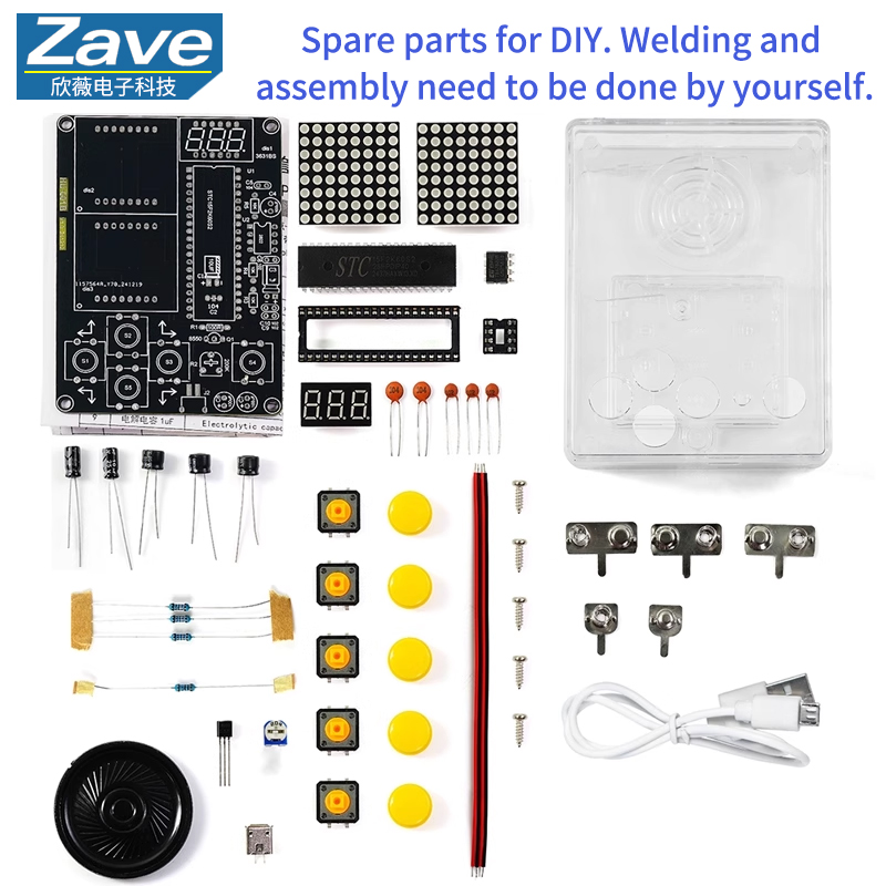 Pixel Game Console Making Kit: - Diy Electronics Game avaliação e preço
