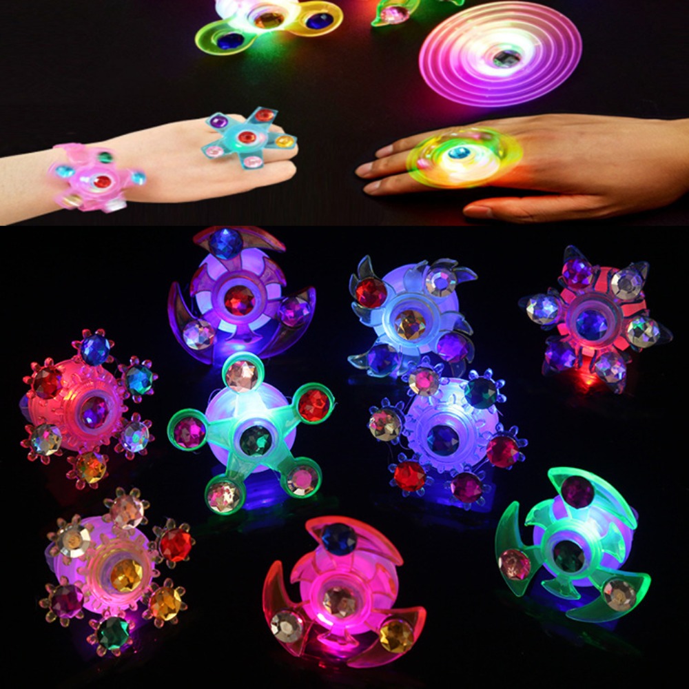10-30Pcs LED Luminous Ring Spi - Diy Halloween Electronics avaliação e preço
