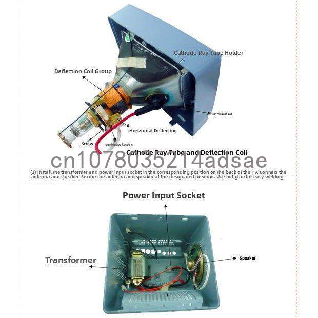 5.5 Inch Black & White TV Main - Diy Electronics Parts avaliação e preço
