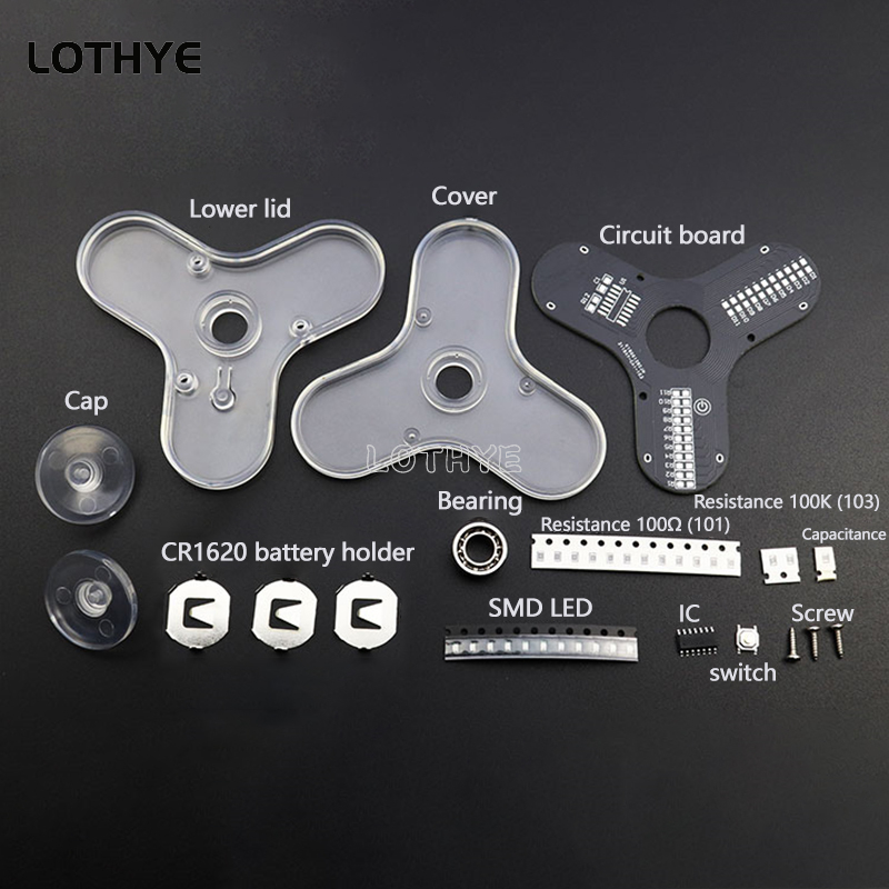 LED Fidget Spinner Manufacture - Diy Electronics Parts avaliação e preço