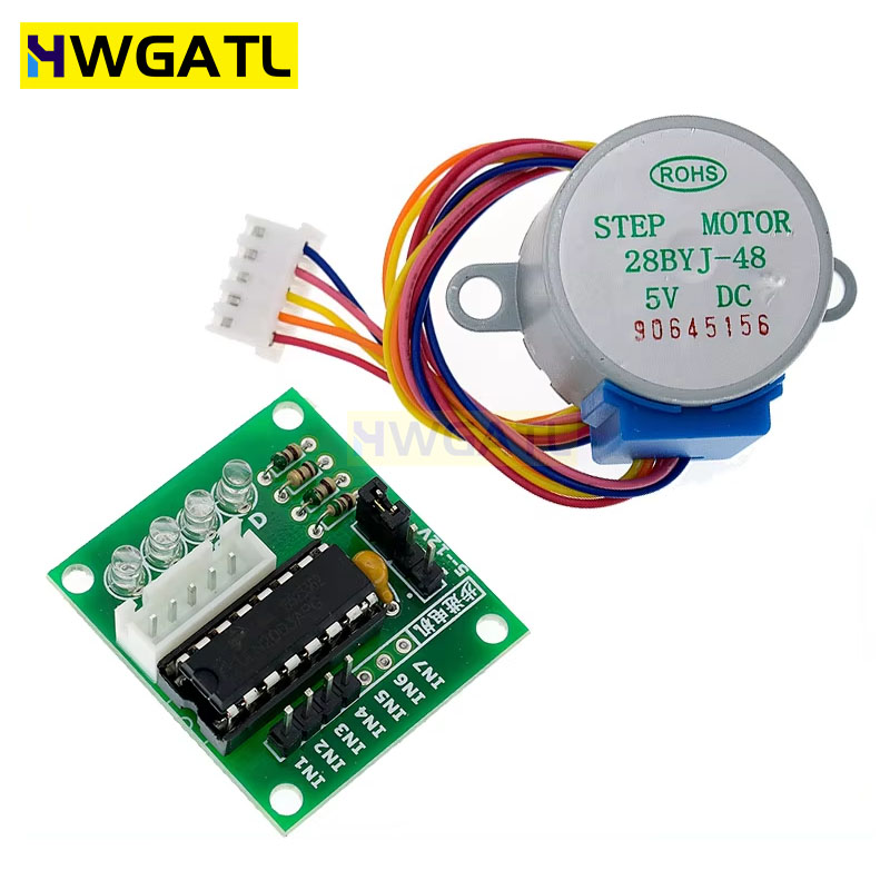 HWGATL 5V 4-Phase 28BYJ-48 DC  - Stepper Motor 28Byj avaliação e preço