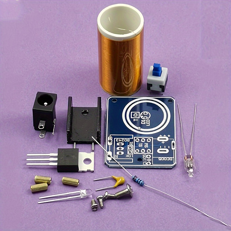 Mini Tesla Coil Kit BD243 DIY  - Hobby Diy Electronics Kit avaliação e preço