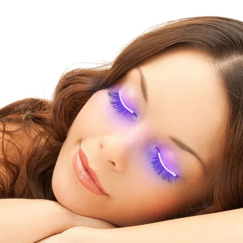 1 Pair LED False Eyelashes,Mak - Diy Halloween Electronics avaliação e preço